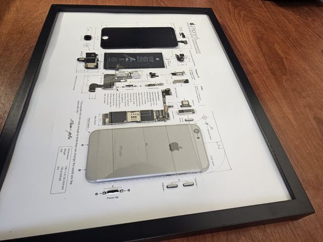 Quadro iPhone 7 Argento