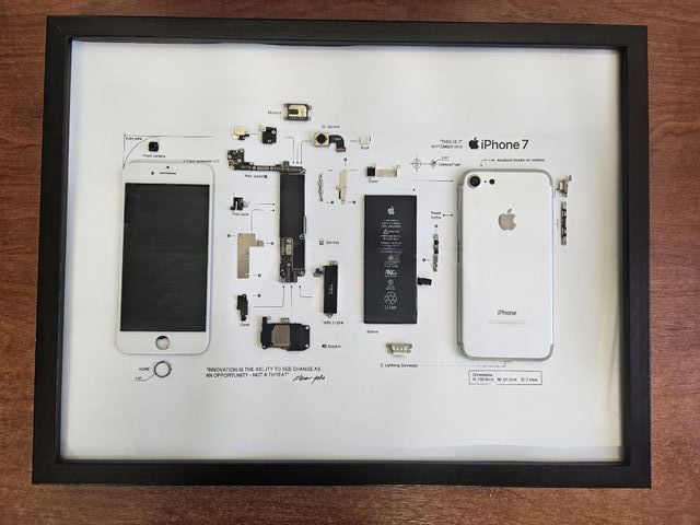Quadro iPhone 7 Argento