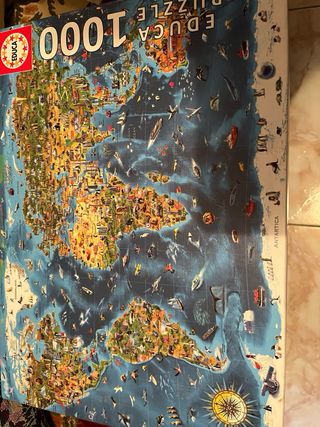 Puzzles Educa 1000 Piezas Mapa Mundo