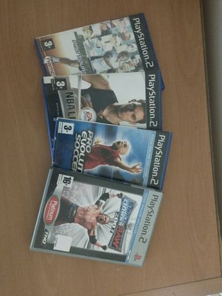 Juegos PS2: WWE, NBA Live, Pro, Tennis