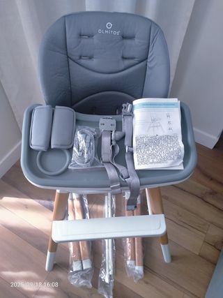 Trona evolutiva 3 en 1 gris