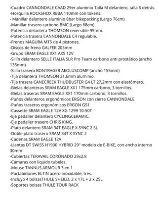 Tándem Cannondale CAAD 29" .