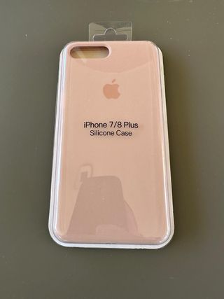 Custodia in silicone rosa per Apple iPhone 7/8 Plus