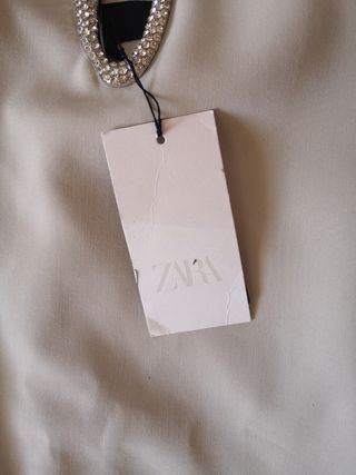 Abito elegante Zara grigio chiaro