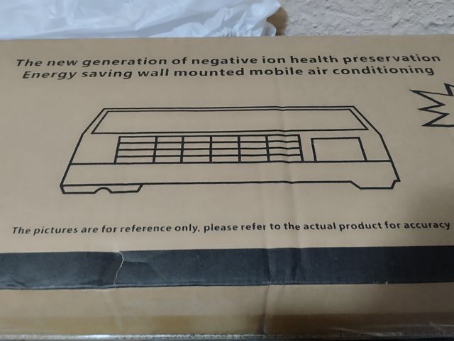 Aire caliente solo cable sin instalación