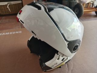 Casco Moto Nolan N104 Blanco Talla XL
