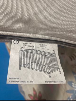 Colchón Cuna Ikea Blanco