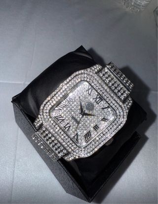 Reloj de Lujo con Cristales