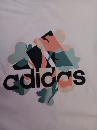 Camiseta Adidas XS floral