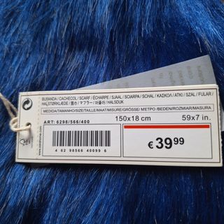 Bufanda pelo Zara Home a estrenar