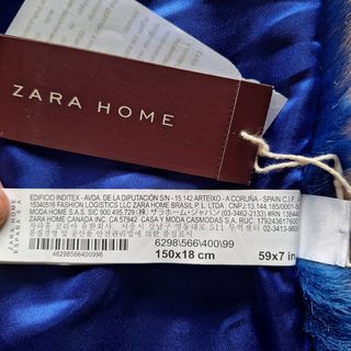 Bufanda pelo Zara Home a estrenar