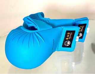 Guantes Karate Tokaido Azules WKF XL