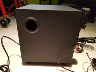 Altavoces Homecinema Negro/Plata