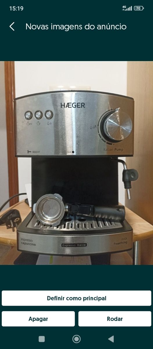 Máquina de Café Haeger Espresso Capuccino