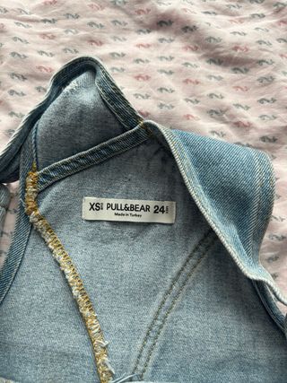 Vestido vaquero Pull and Bear Talla XS