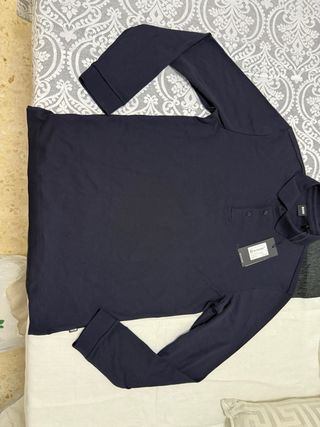 BOSS Jersey Azul Talla M