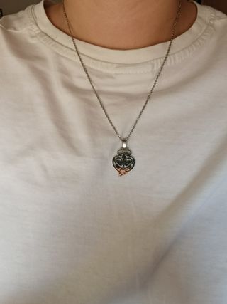 Colgante plata corazón