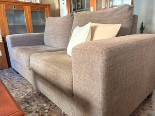 Sofá 3 plazas marrón extraíble muy buen estado