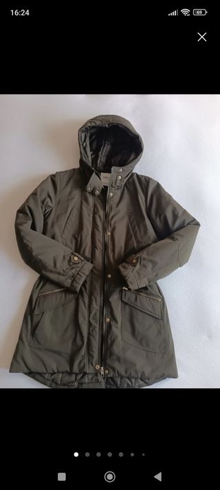 Parka Only Verde Oliva con Capucha