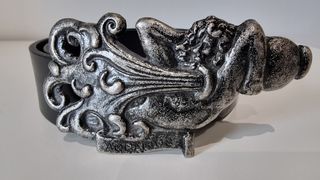 Cinturón Dolce & Gabbana Aquarius Negro/Plata