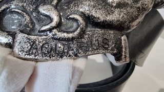 Cinturón Dolce & Gabbana Aquarius Negro/Plata