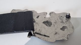 Cinturón Dolce & Gabbana Aquarius Negro/Plata