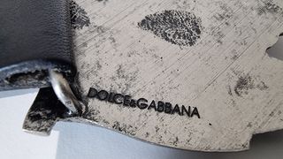 Cinturón Dolce & Gabbana Aquarius Negro/Plata