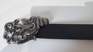 Cinturón Dolce & Gabbana Aquarius Negro/Plata