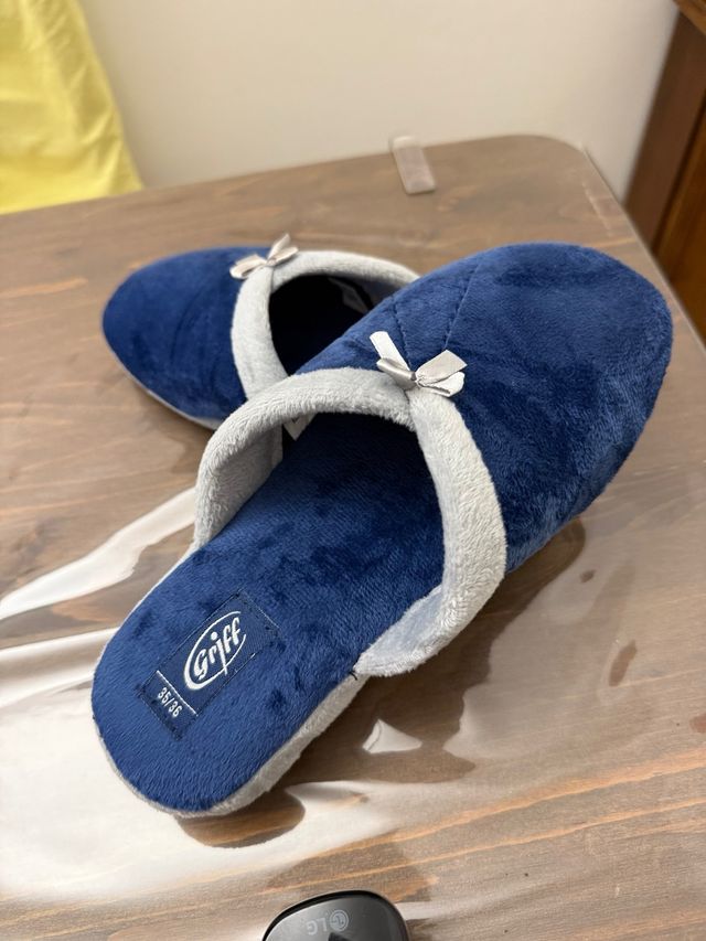 Ciabatte donna Griff blu taglia 35