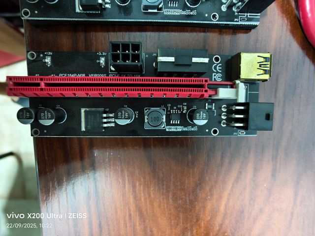 pack 8 Tarjeta Riser PCI Express 16X Externa