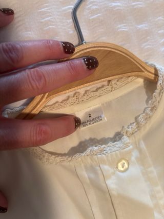 Camisa Baturra Niña Blanca