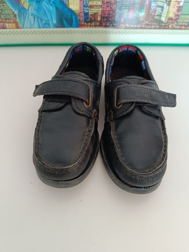 Náuticos niño azul marino