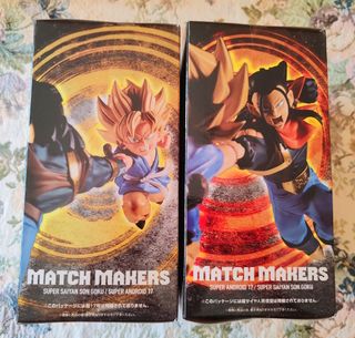 Set Figure Dragon Ball GT Match Makers Goku & Supe