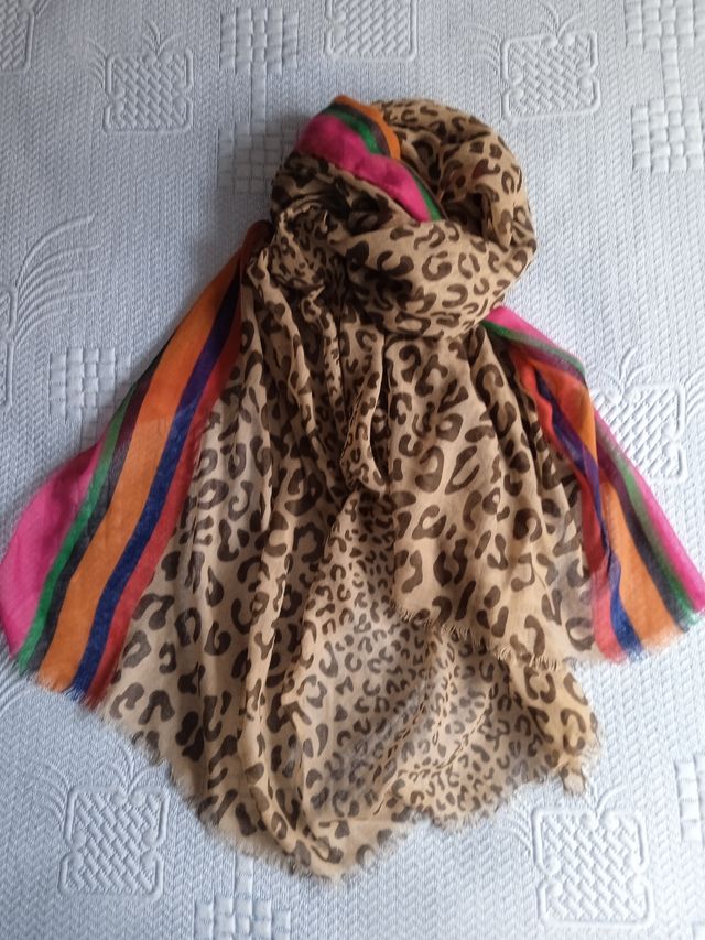 Lote de 2 fulares y bufandas para mujer