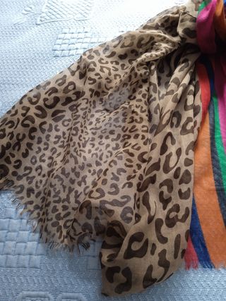 Lote de 2 fulares y bufandas para mujer