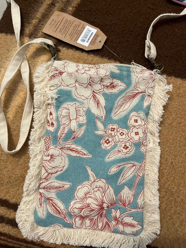 Bolso artesanal floral