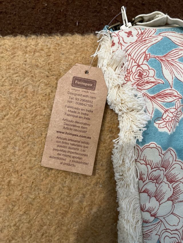 Bolso artesanal floral