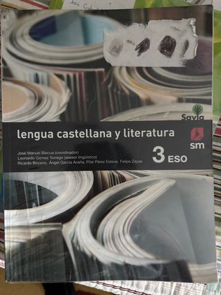 Lengua castellana y literatura. 3 ESO. Savia