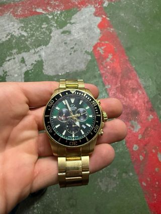 Reloj Jaguar bañado en oro