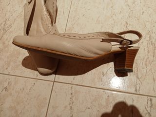Zapatos Beige Slingback