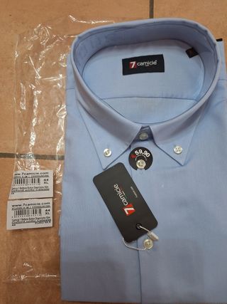 Camicia uomo 7 Camicie azzurra taglia XL