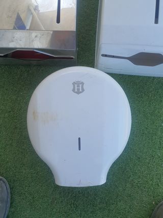 Dispensadores de Papel Baño (2 Blancos, 1 Metal)