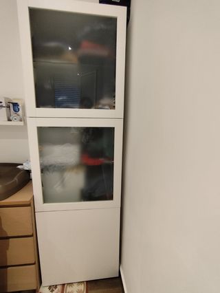 Vitrina Ikea Blanca con Cristal