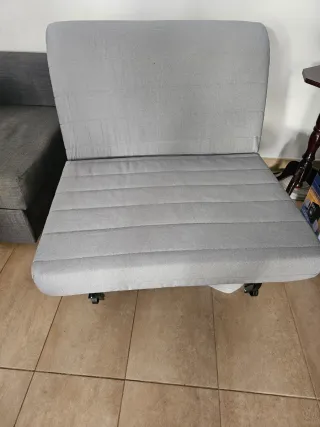 Sofá Cama IKEA LYCKSELE LÖVÅS Gris