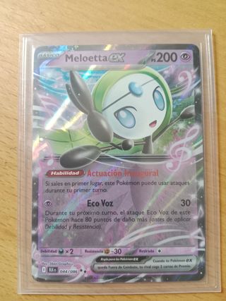 Meloetta EX Carta Pokémon