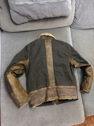 Chaqueta Aviador Cuero Chevignon Talla S