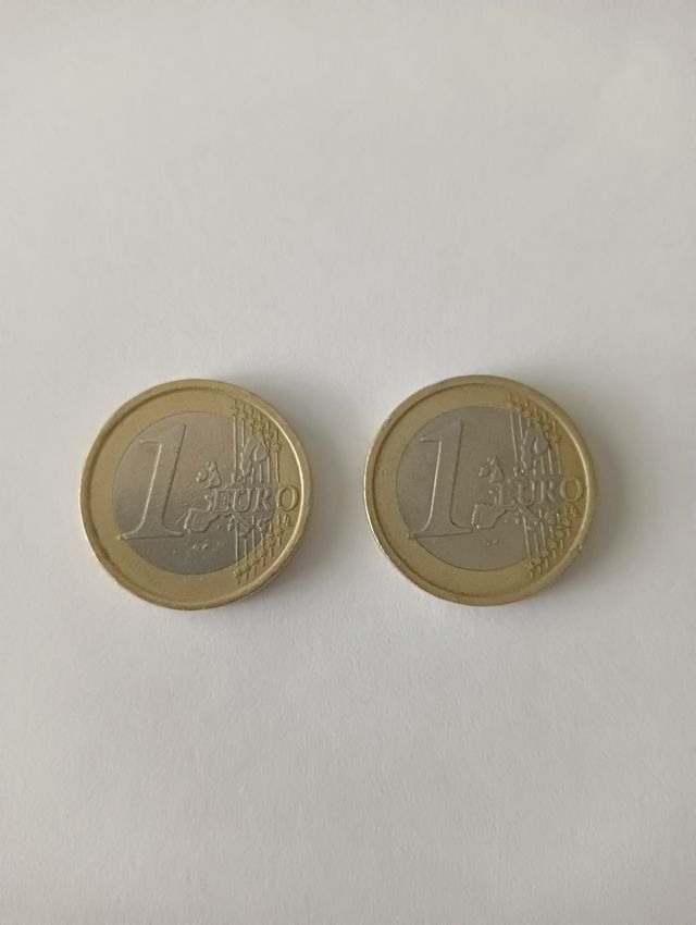 Moneda 1 Euro Italia 2002.