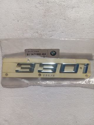 Anagrama BMW 330i E46 
