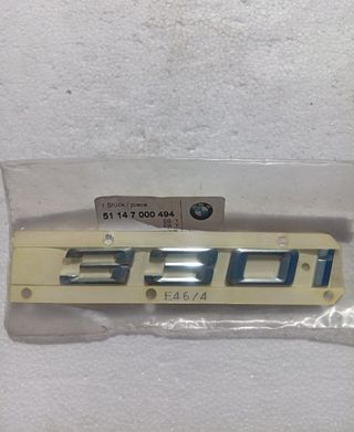 Anagrama BMW 330i E46 