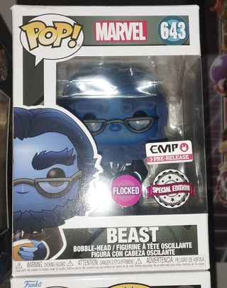 Funko Pop Marvel Beast 643 Flocked